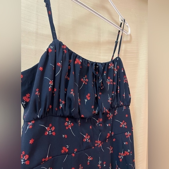 ⚫️ BOGO Blue Rain mini floral summer girly romper size large - Picture 3 of 9